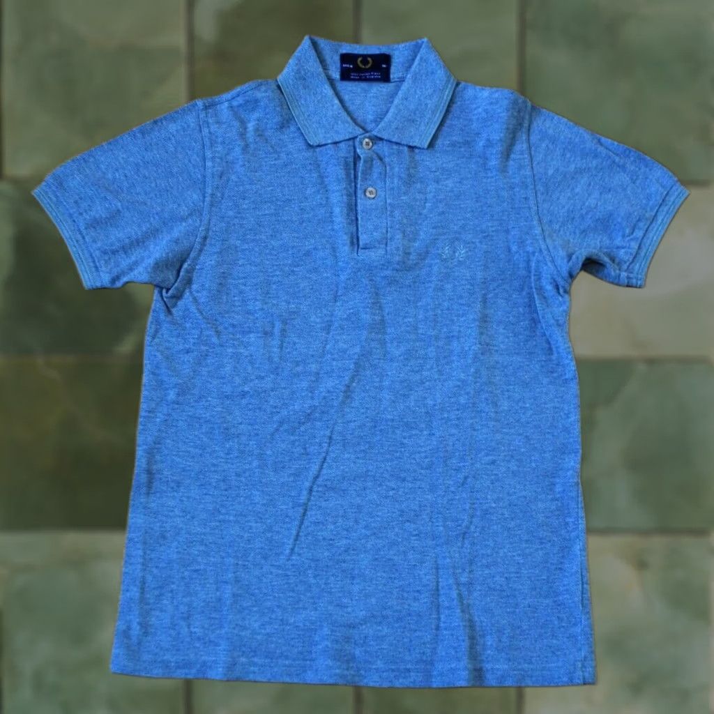 Fred Perry Fred Perry Polo Shirt Gray Color Made in England Size S Mens Small Mint Size US S / EU 44-46 / 1 - 1 Thumbnail