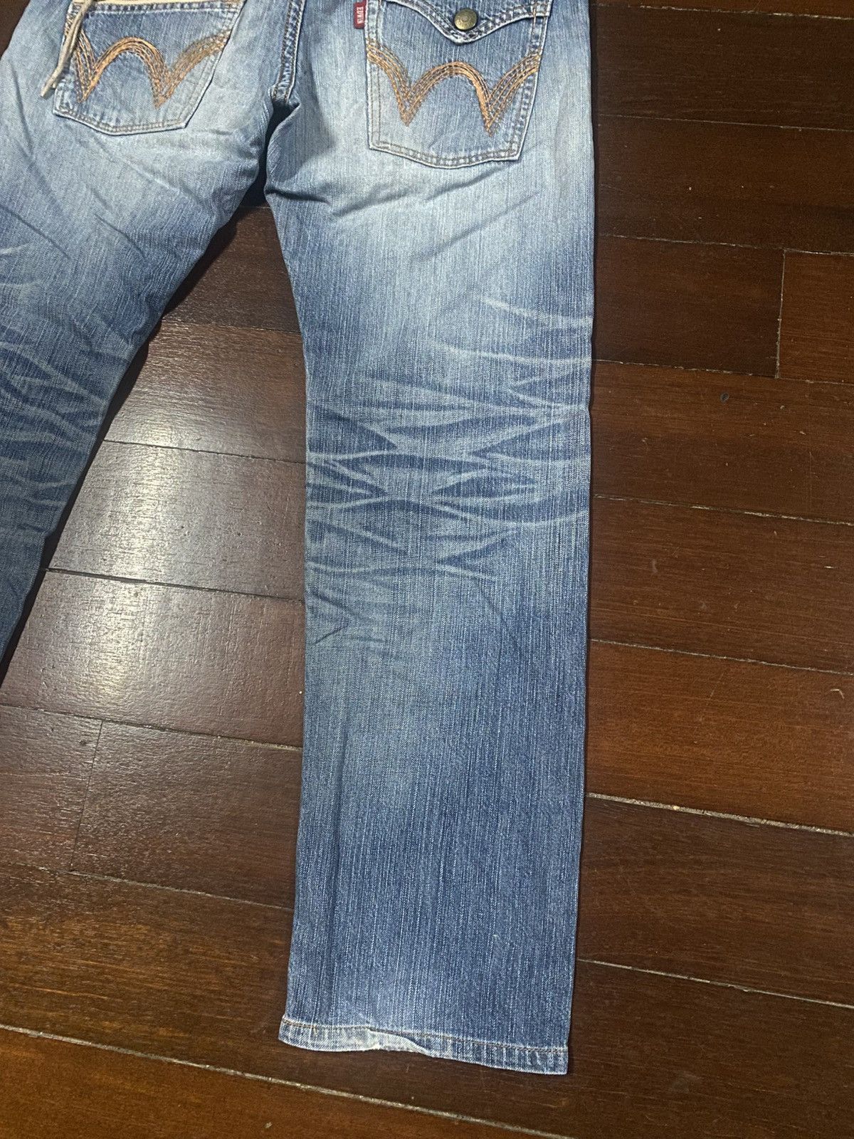 If Six Was Nine Edwin Exclusive Vintage Lgb Style Denim distressed mud wash Size US 36 / EU 52 - 13 Thumbnail