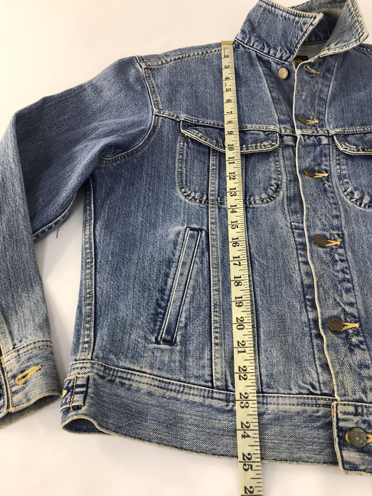 Edwin × Lee × Vintage Vintage Lee Riders By Edwin Trucker Denim Jeans Size US L / EU 52-54 / 3 - 18 Thumbnail