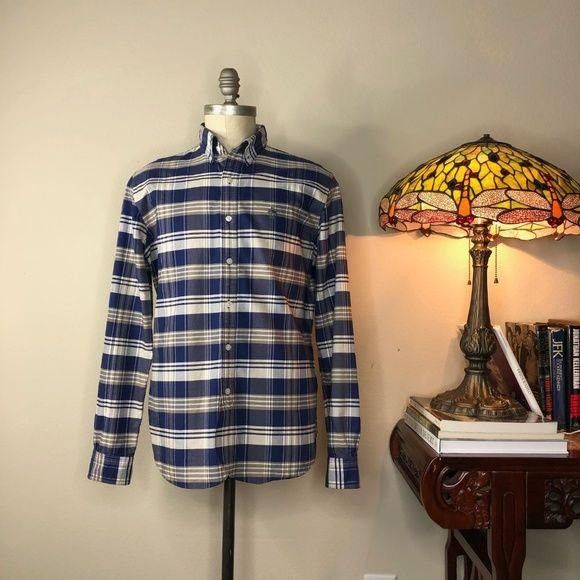 Brooks Brothers Brooks Brothers Button Down Plaid Logo Emboridered Size US M / EU 48-50 / 2 - 2 Thumbnail