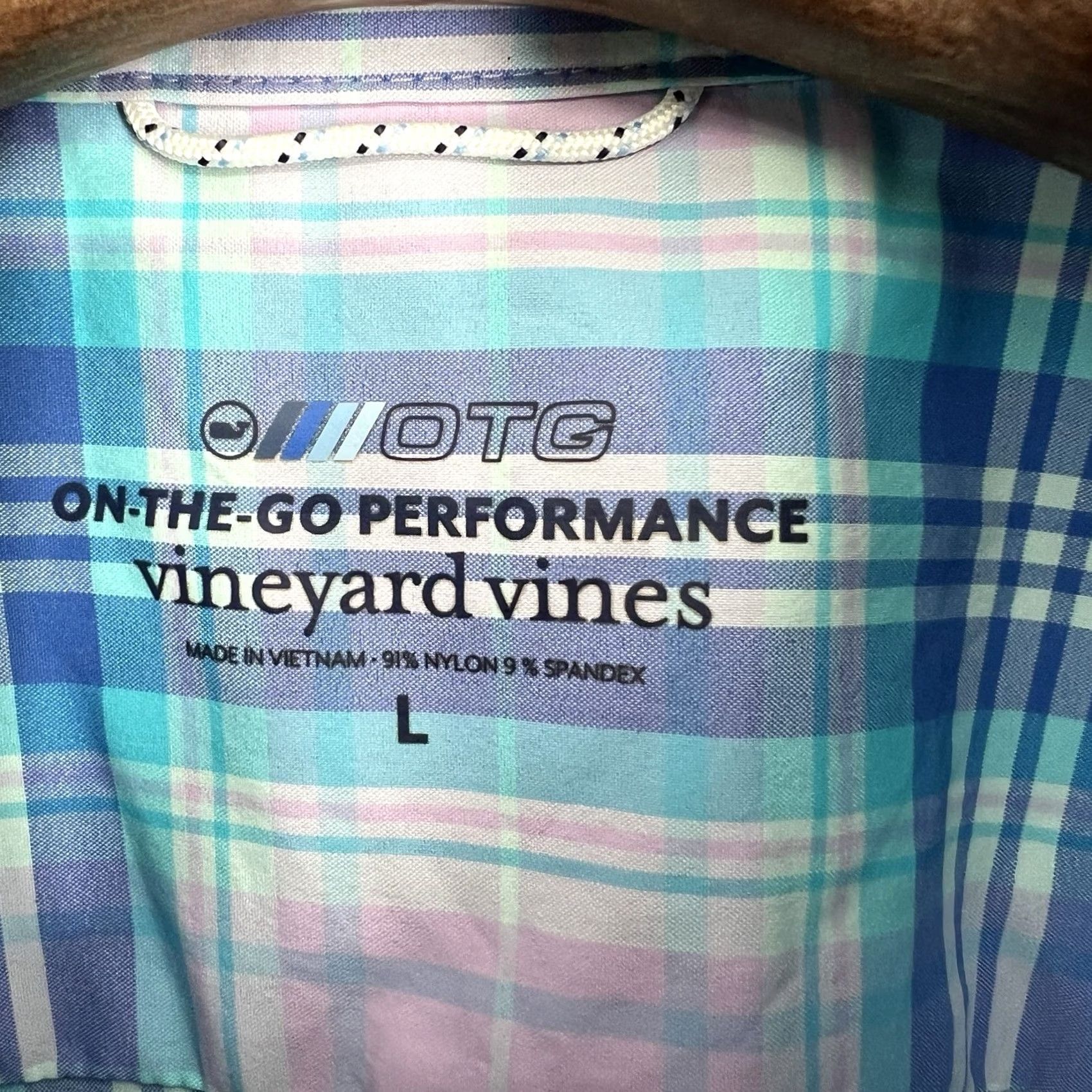 Vineyard Vines Vineyard Vines One The Go Performance Men’s Shirt Multicolor Plaid Button-Up Long Sleeve Large Size US L / EU 52-54 / 3 - 3 Thumbnail