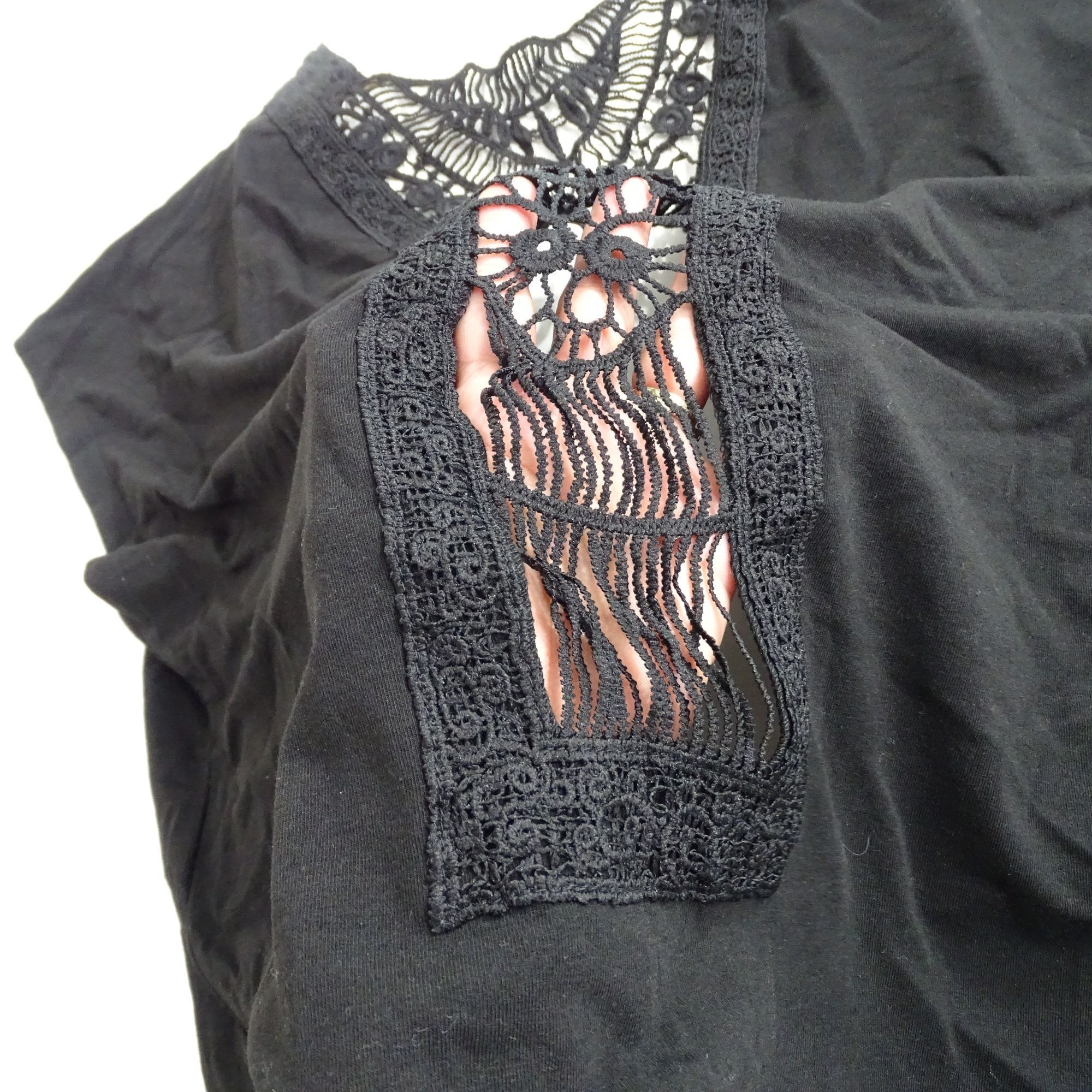 Shein Shein Black Knit Top Women Size XL US 12 L Sleeveless Size L / US 10 / IT 46 - 4 Thumbnail
