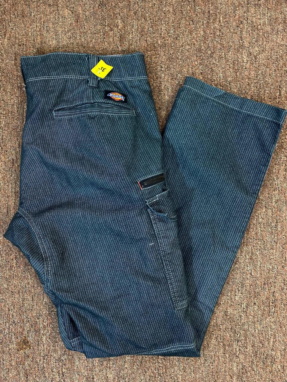 Dickies dickies hickory striped cargo pants distressed Size US 35 - 2 Thumbnail