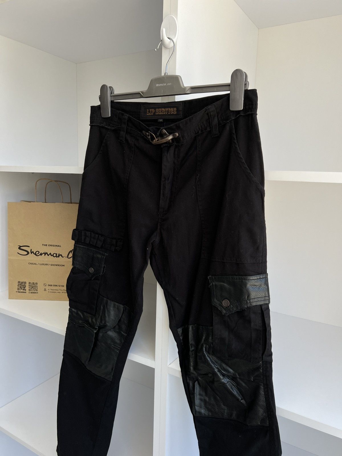 Lip Service × Vintage Lip Service Pants Men's Y2K Grunge Punk Cargo Vintage Goth Size US 34 / EU 50 - 4 Thumbnail