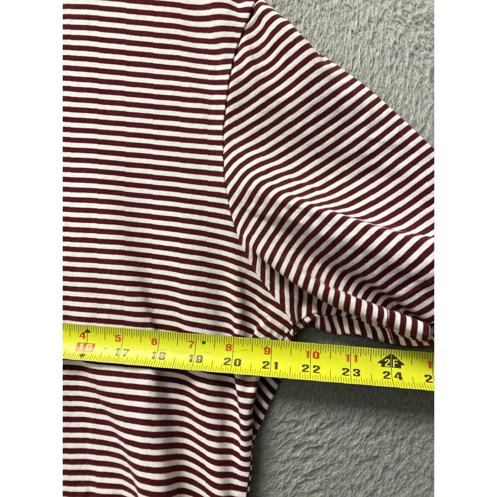 Scotch & Soda Scotch & Soda Striped Tee Shirt Men L Red Size US L / EU 52-54 / 3 - 5 Thumbnail