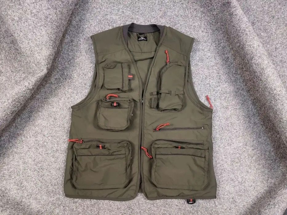 Japanese Brand Vintage 90's Military Japan Multi Pocket Zip Light Vest Size US S / EU 44-46 / 1 - 3 Thumbnail