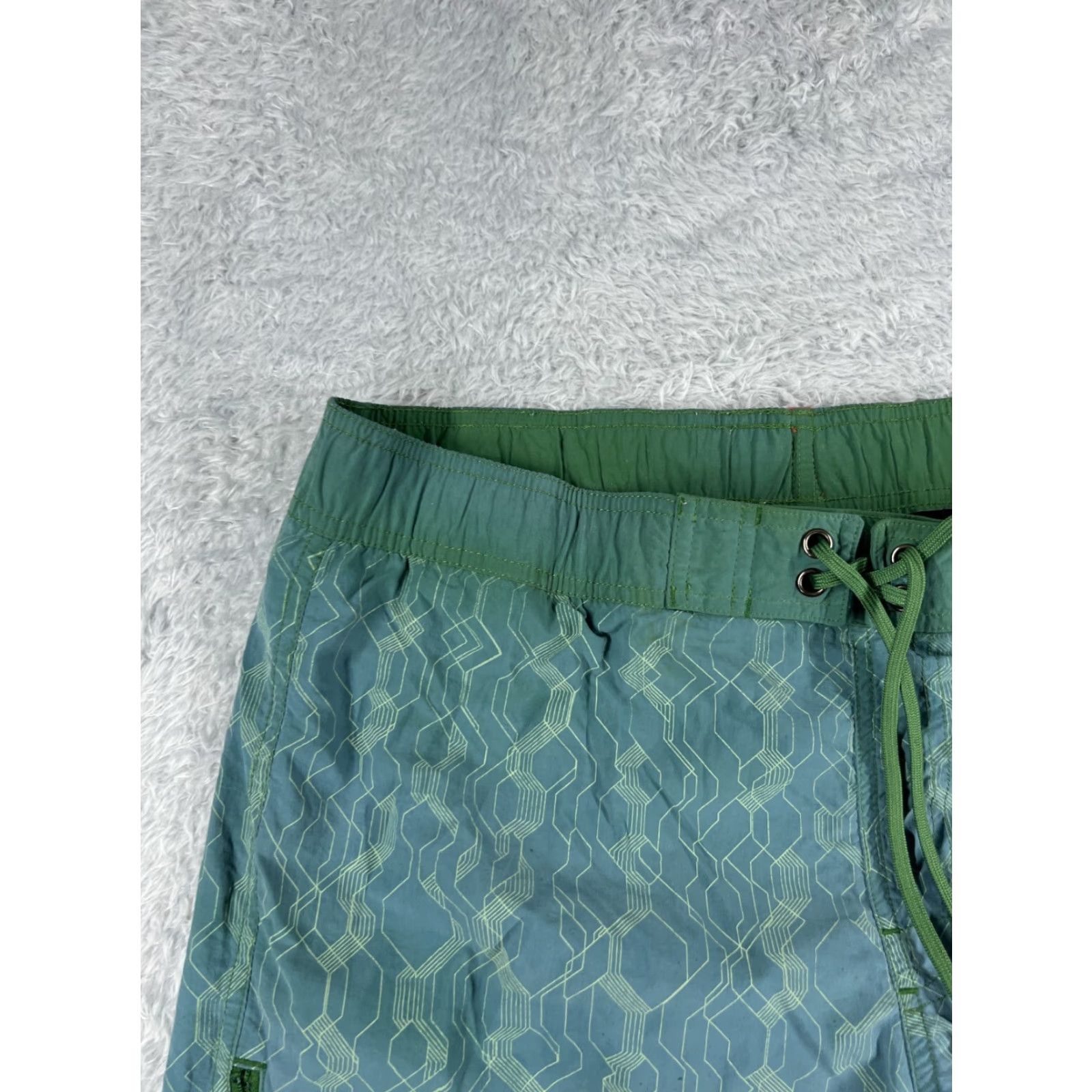 The North Face The North Face Swim Trunks Men S Blue Nylon Shell Lined Board Shorts Mens Sports Swimwear Blue Striped 90s? Size US 29 - 4 Thumbnail