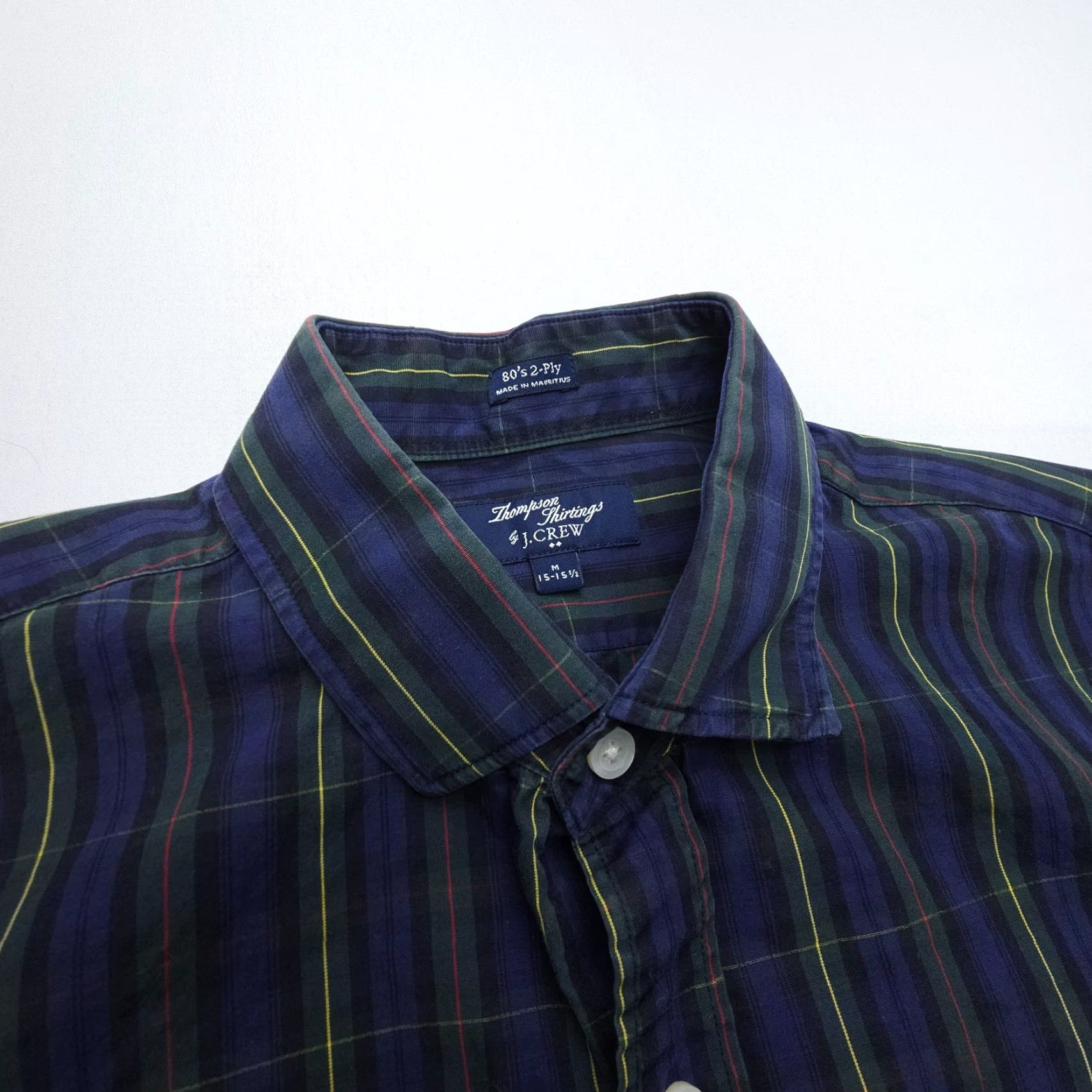 J.Crew J.CREW Button-Up Shirt Mens M Plaid 2 Ply Shirtings Classic Casual Long Sleeve Collared Slim Fit Multicolor Size US M / EU 48-50 / 2 - 5 Thumbnail