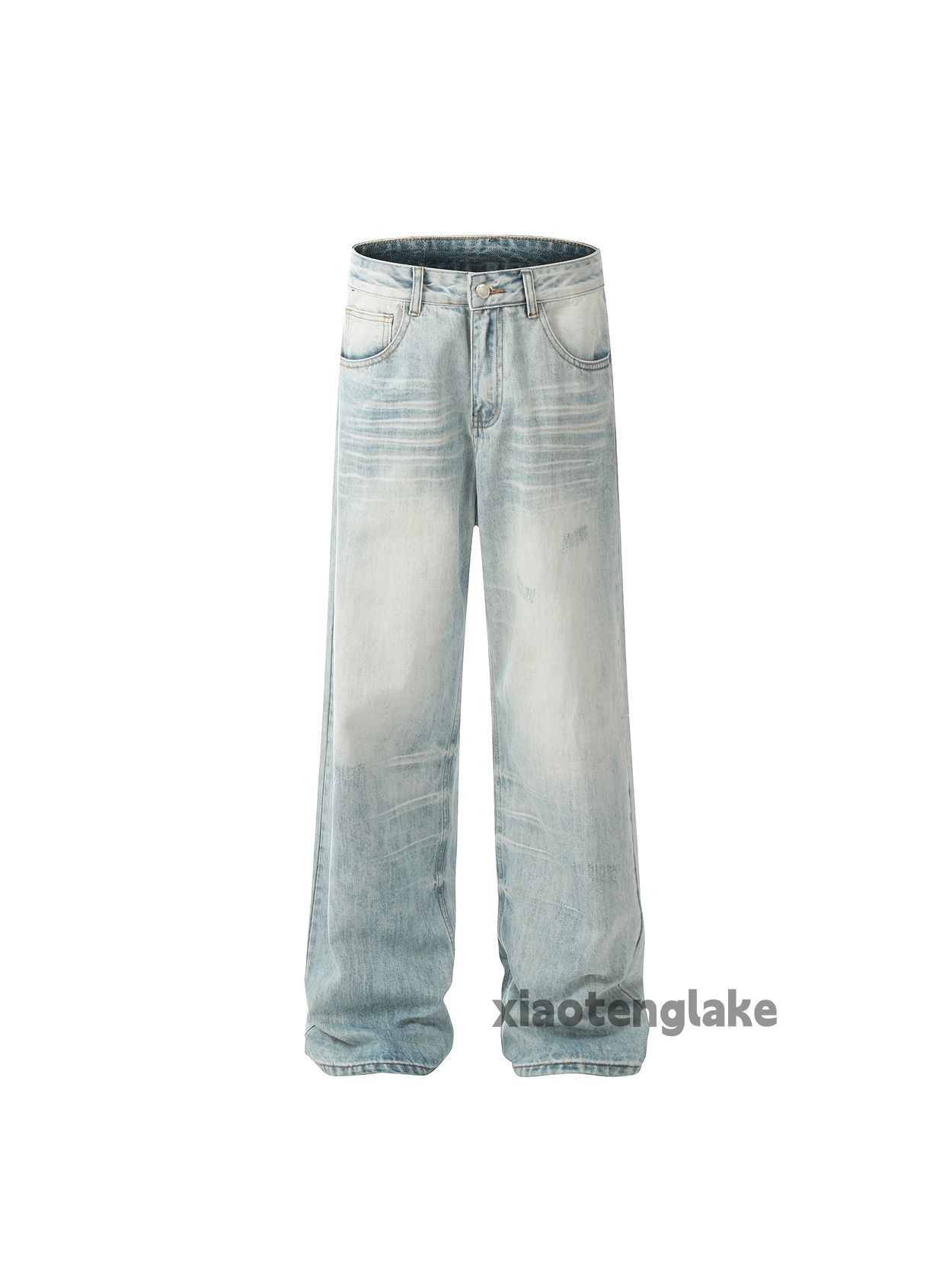 Jean × Vintage washed faded cleanfit yuppie loose bootcut jeans Size US 30 / EU 46 - 3 Thumbnail