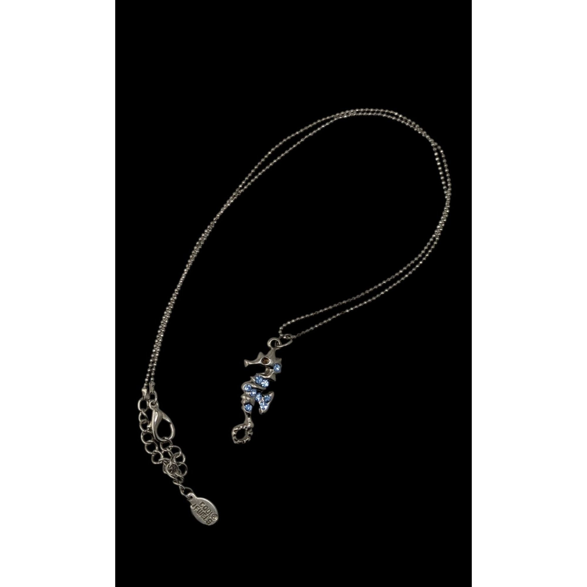 Other Vintage 90s Cool Jewels Mermaidcore Seahorse Necklace With B Size ONE SIZE - 4 Thumbnail