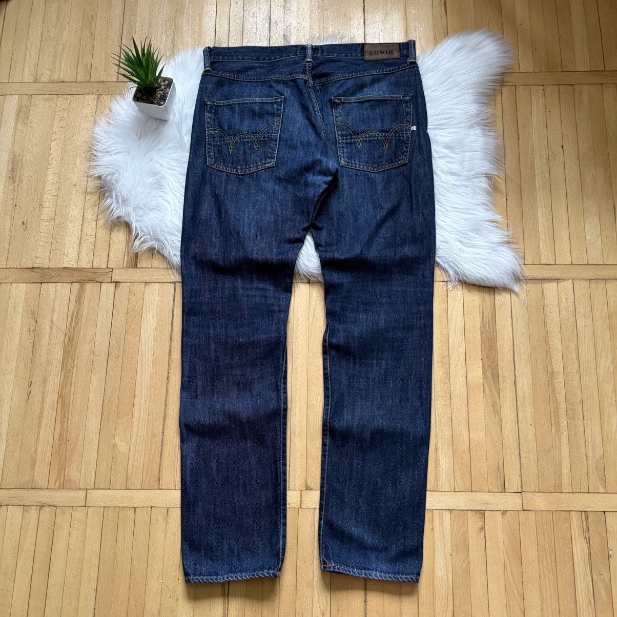 Edwin 📌 Vintage Edwin Japanese Washed Y2K Regular Jeans Size US 34 / EU 50 - 1 Thumbnail