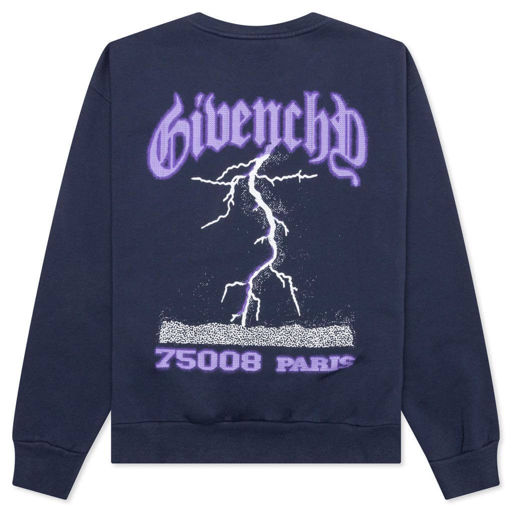 Givenchy o1w1db10325 Boxy Fit Sweatshirt in Deep Blue Size US XXL / EU 58 / 5 - 2 Thumbnail