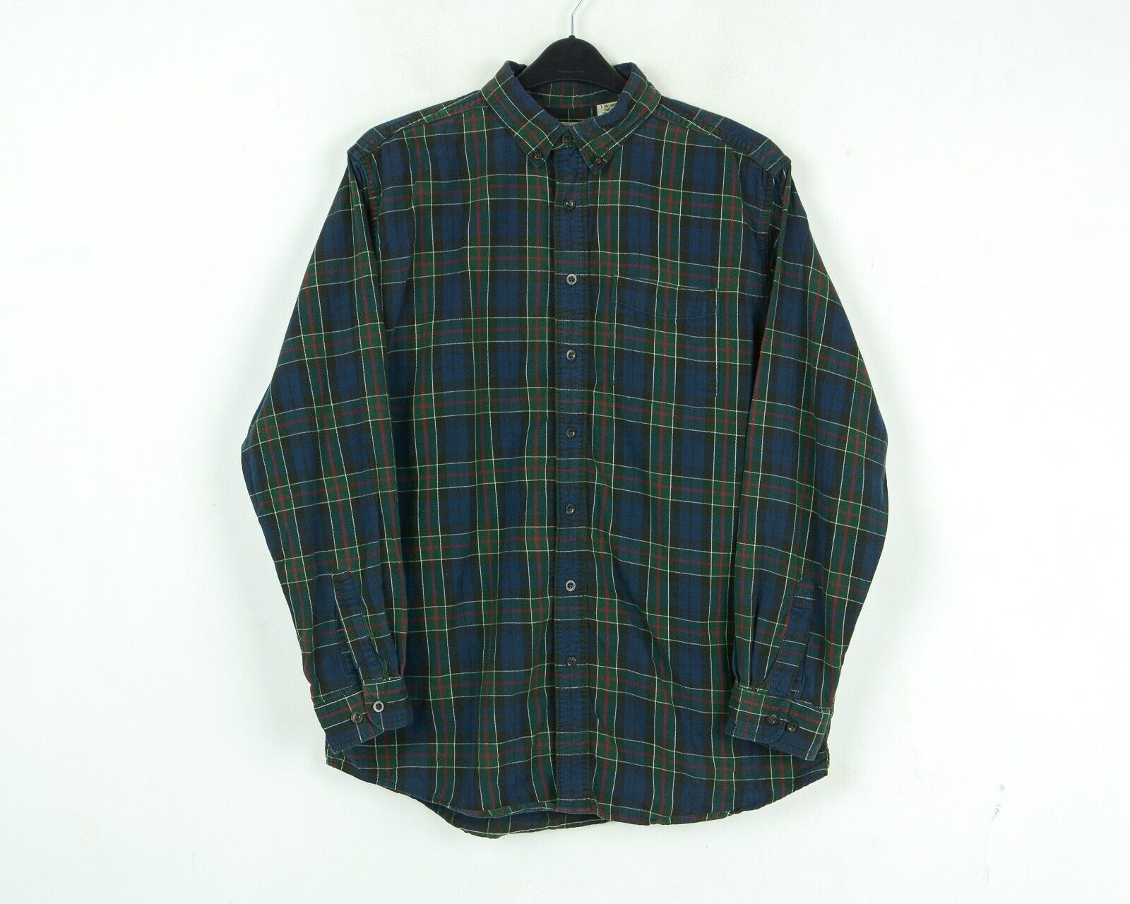 L.L. Bean × Vintage Men's L TALL Plaid Shirt Casual Button Up Flannel Longsleeve Size US L / EU 52-54 / 3 - 1 Thumbnail