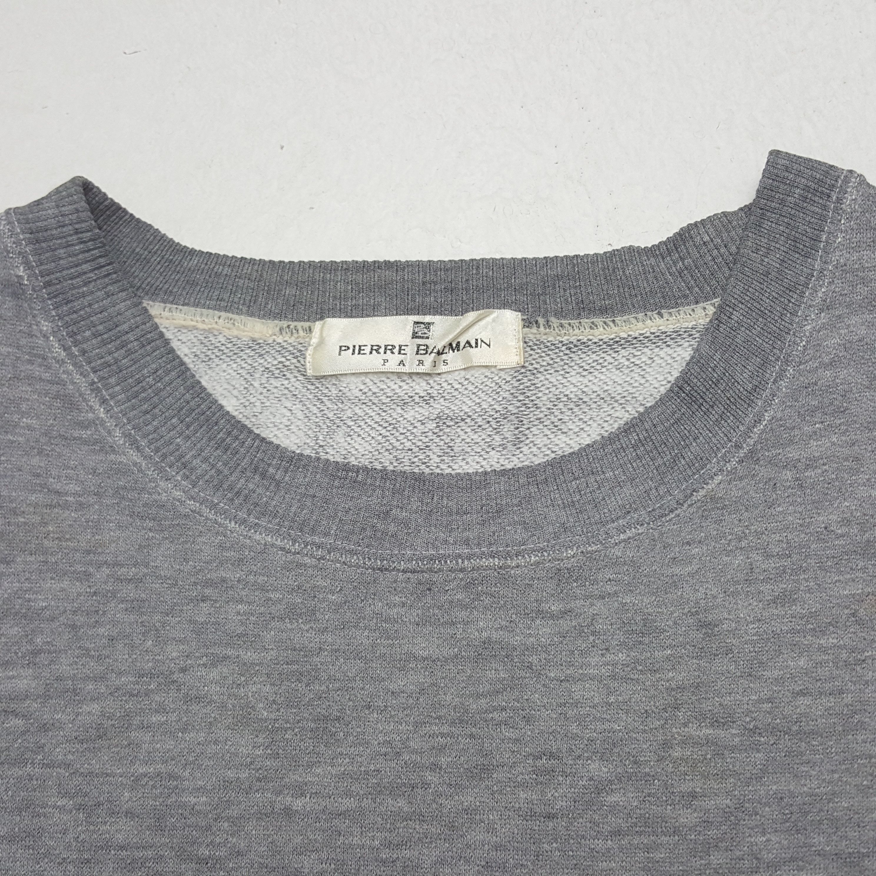 Pierre Balmain × Vintage Vintage Pierre Balmain Paris Sweatshirt Size US L / EU 52-54 / 3 - 4 Thumbnail