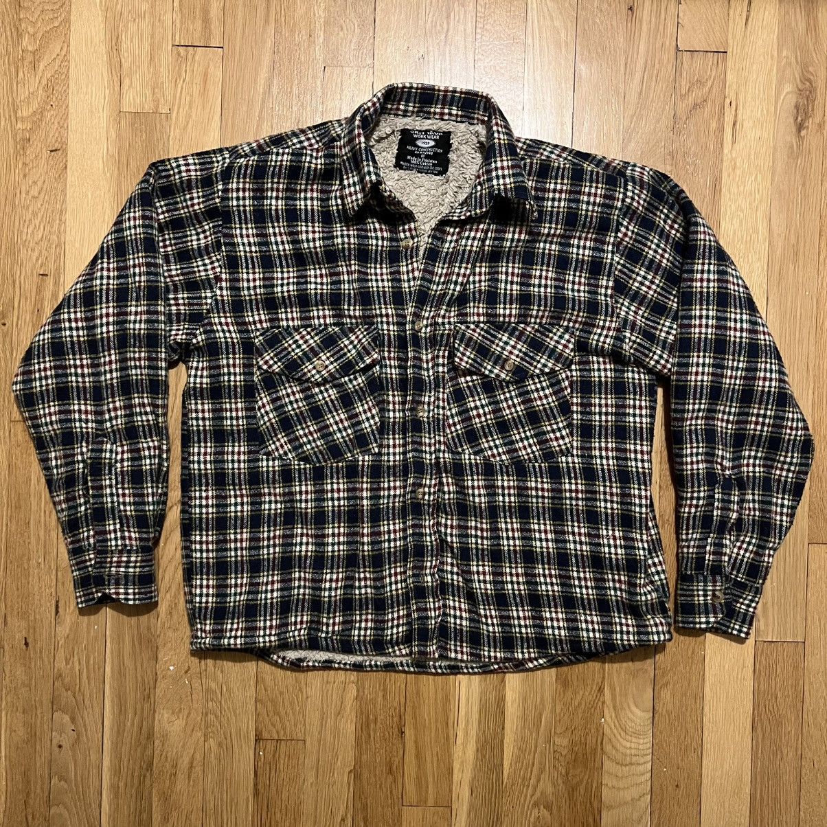 Other Grit Iron Flannel Jacket Mens Medium Fleece Multicolored Size US M / EU 48-50 / 2 - 1 Thumbnail