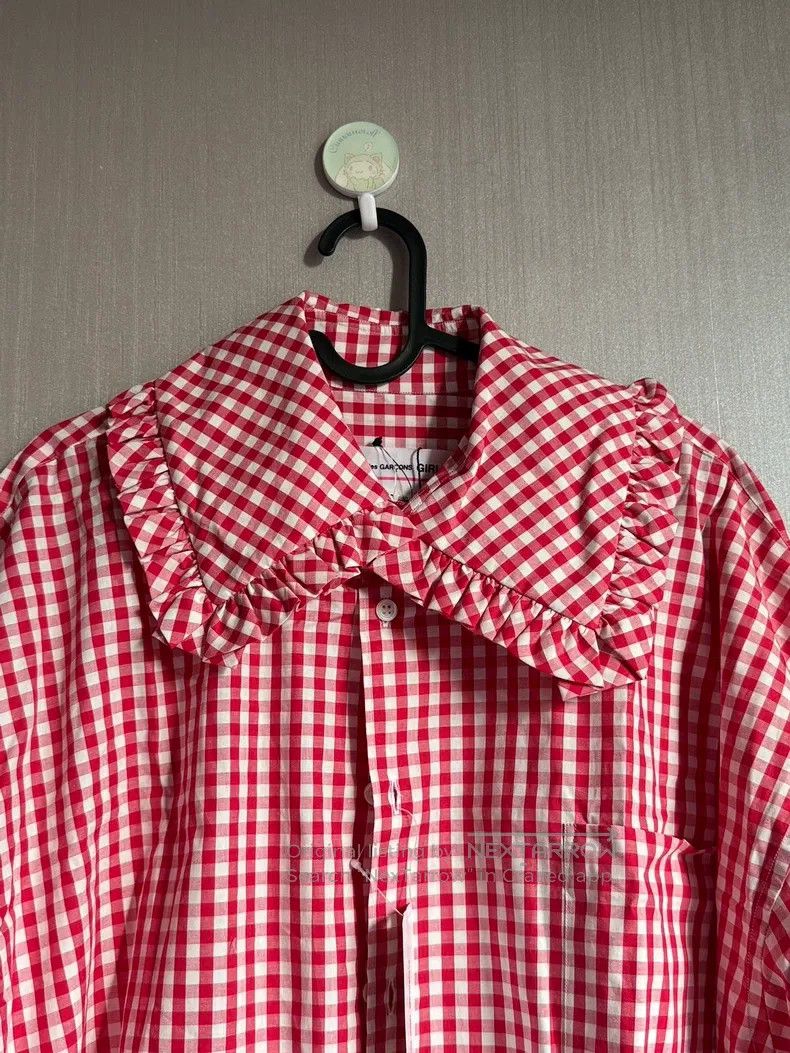 Comme des Garcons Comme Des Garcons Red plaid shirt Size XS / US 0-2 / IT 36-38 - 2 Thumbnail