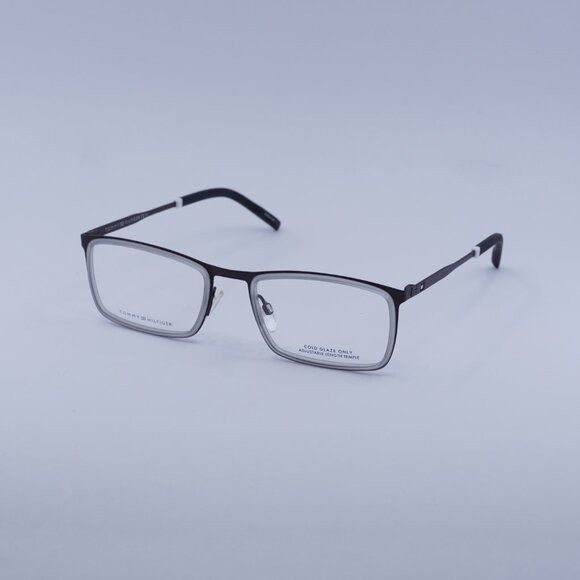 Tommy Hilfiger Tommy Hilfiger TH 1844 04VF 00 Eyeglasses Grey/Brown 55mm Size ONE SIZE - 6 Thumbnail