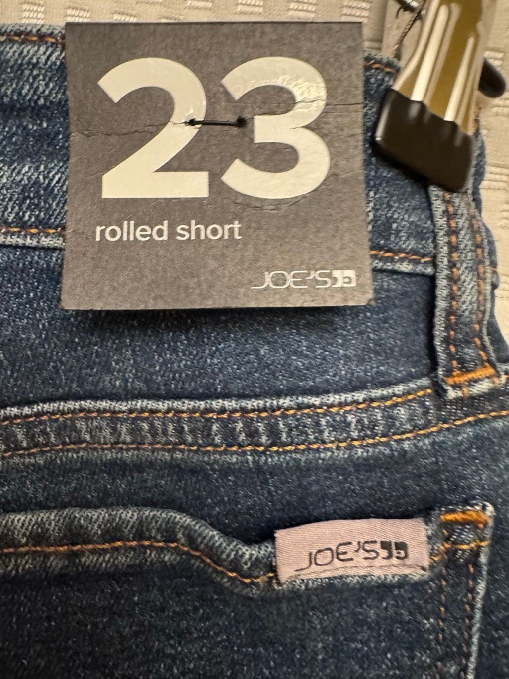 Joe's Joe's Jeans Mid-Rise Cuffed Denim Shorts XS Size 23" - 5 Thumbnail