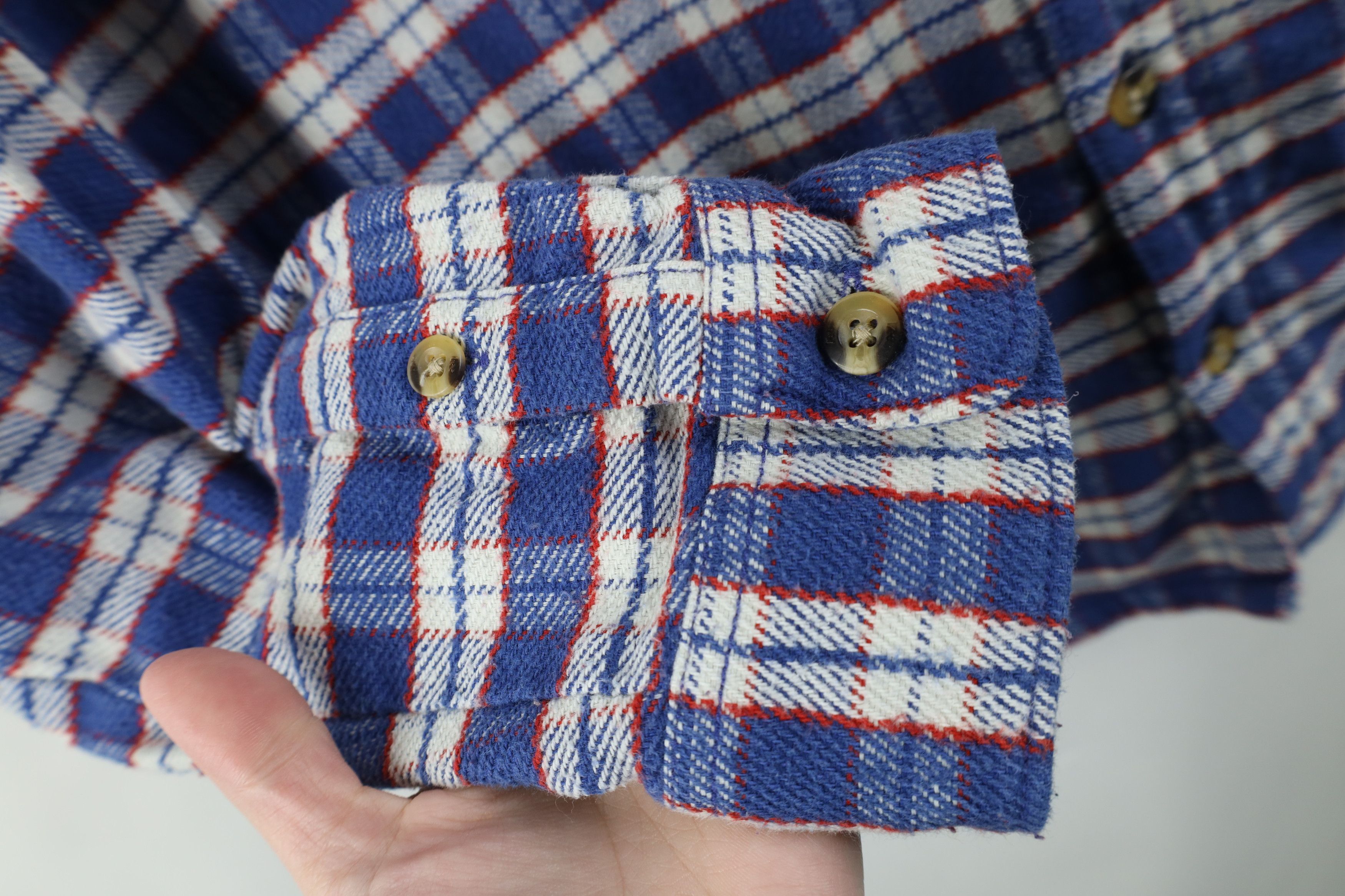 Lee Vintage 90s Y2K Lee Workwear Flannel Shirt Jacket Plaid Size US L / EU 52-54 / 3 - 7 Thumbnail
