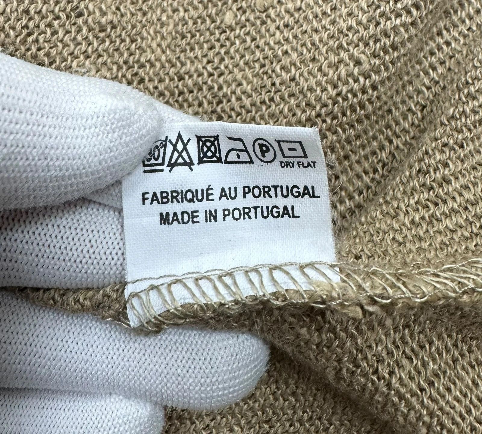 Ivan Grundahl Ivan Grundahl Linen Knit V-Neck Jumper size L Size L / US 10 / IT 46 - 12 Thumbnail