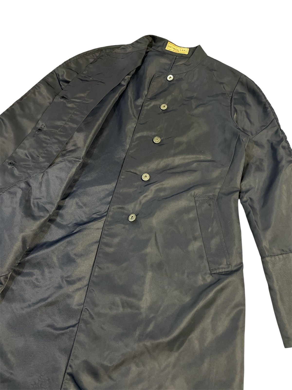 Helmut Lang Helmut Lang Archive Nylon Band Collar Mac Coat Size S / US 4 / IT 40 - 4 Thumbnail