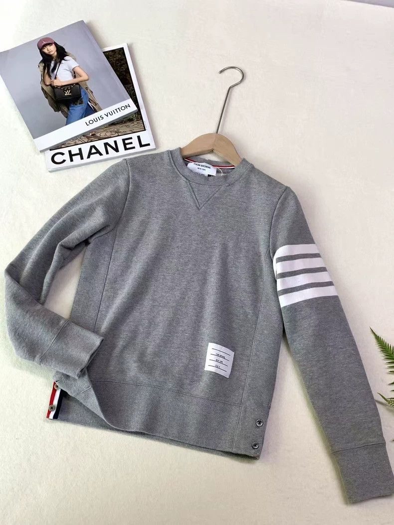 Thom Browne Thom Browne Classic Long Sleeve Sweatshirt - dmc Size US XS / EU 42 / 0 - 1 Thumbnail