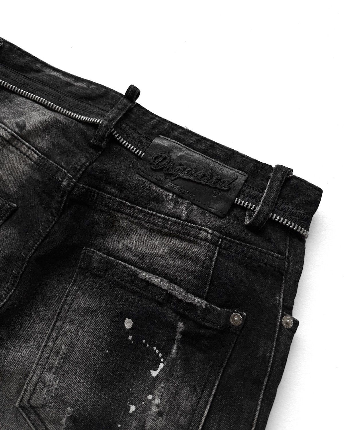 Dsquared2 DSQUARED2 TIDY BIKER ZIP STRETCH JEANS Size US 30 / EU 46 - 9 Thumbnail