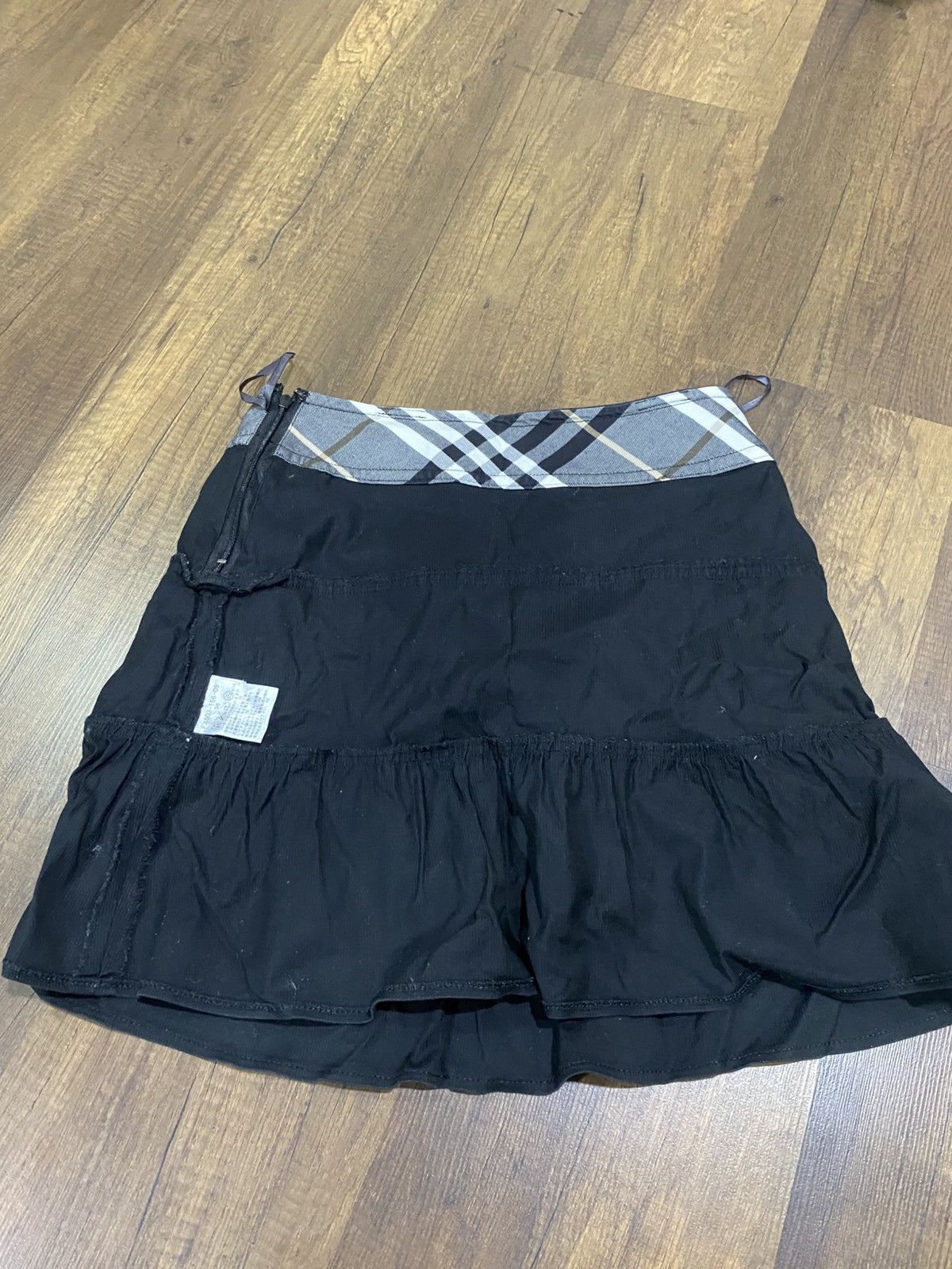 Burberry Burberry Blue Label Black Cotton Skirt Size 27" / US 4 / IT 40 - 6 Thumbnail