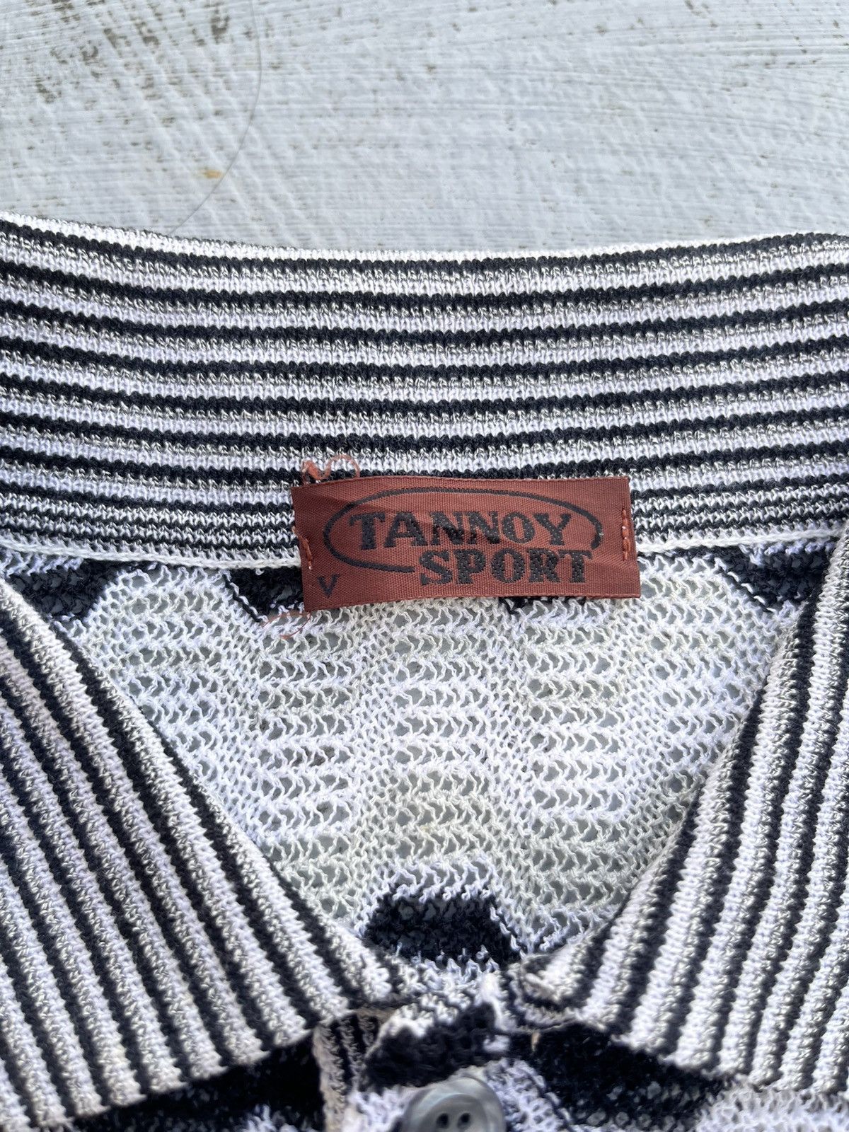 Japanese Brand × Missoni × Vintage TANNOY SPORT FISHNET POLOSHIRT Size US S / EU 44-46 / 1 - 3 Thumbnail