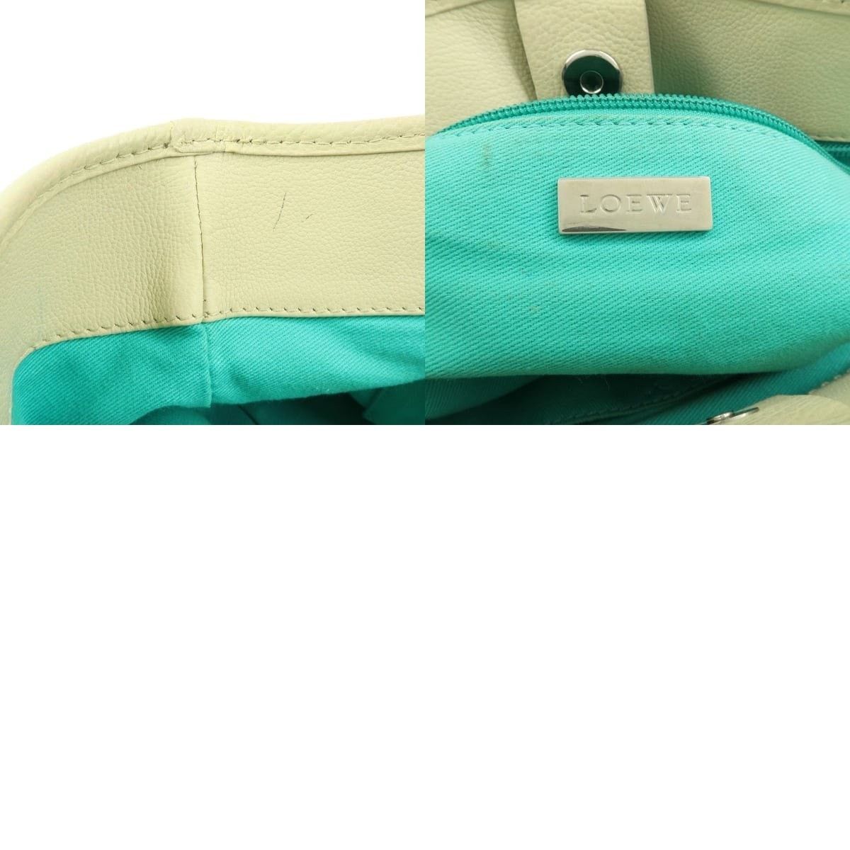 Loewe Loewe Anagram Amazona Leather Top Handle Bag Cream Size ONE SIZE - 8 Thumbnail