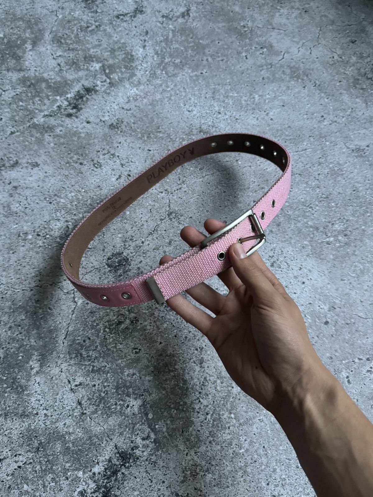 Playboy × Vintage Vintage PlayBoy leather pink Y2K belt Size ONE SIZE - 5 Thumbnail