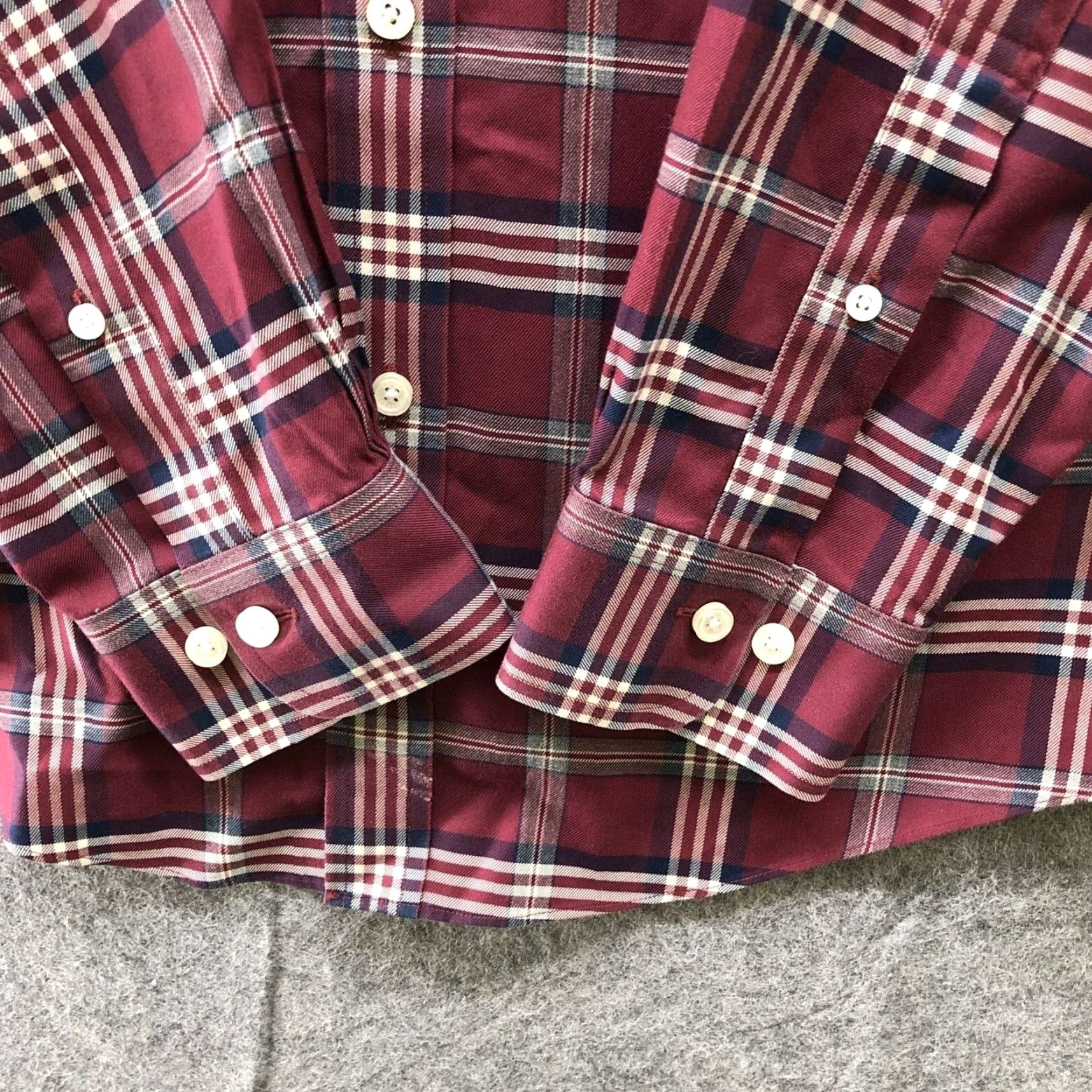Brooks Brothers Brooks Brothers Polo Mens M Supima Cotton Red Plaid Classic Preppy Mens Size US M / EU 48-50 / 2 - 5 Thumbnail