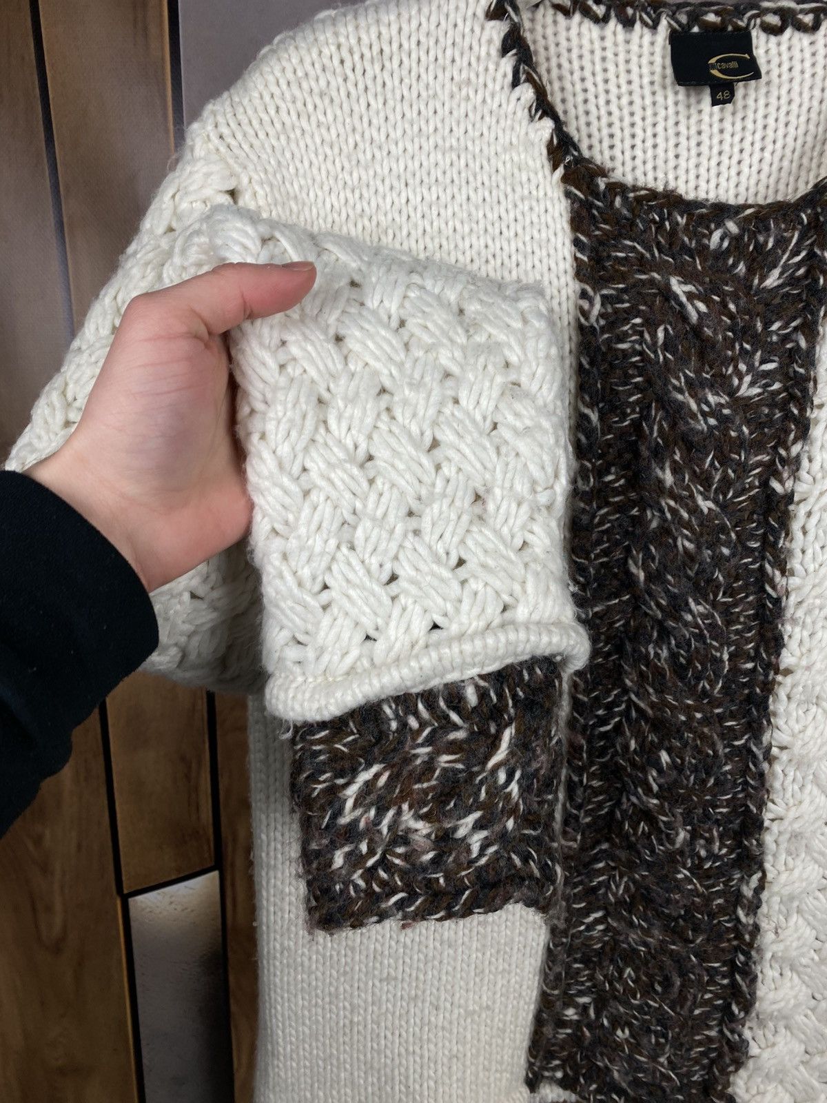 Roberto Cavalli 🍷Sweatshirt Sweater Just Roberto Cavalli Knit🍷 Size XL / US 12-14 / IT 48-50 - 3 Thumbnail