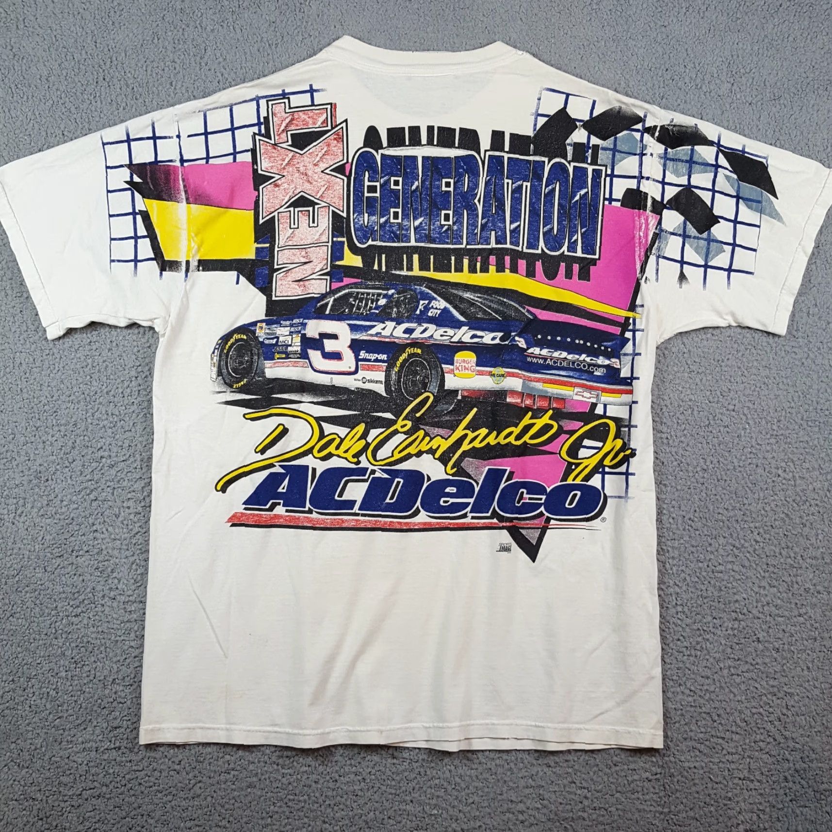 Chase Authentics VINTAGE Chase Authentics NASCAR T-Shirt Men 2XL Short Sleeve Cotton White All Over Print Y2K 90s Retro Grunge Size US XXL / EU 58 / 5 - 6 Thumbnail