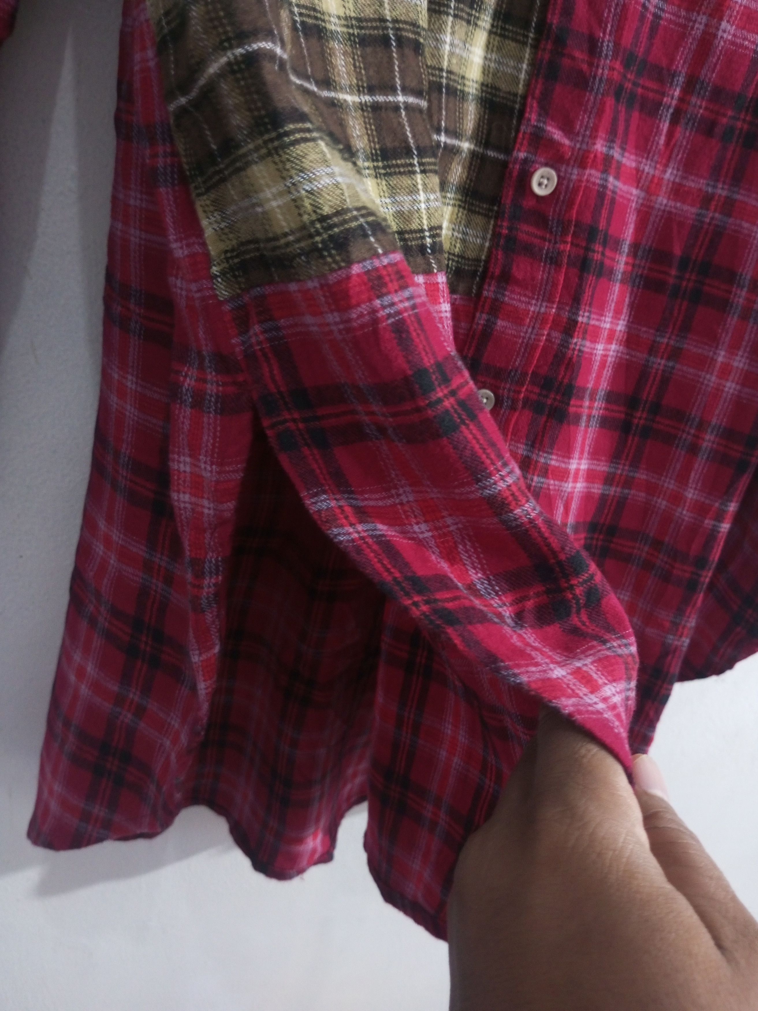 20471120 Cube sugar evo two colour flanel shirt Size US XL / EU 56 / 4 - 5 Thumbnail