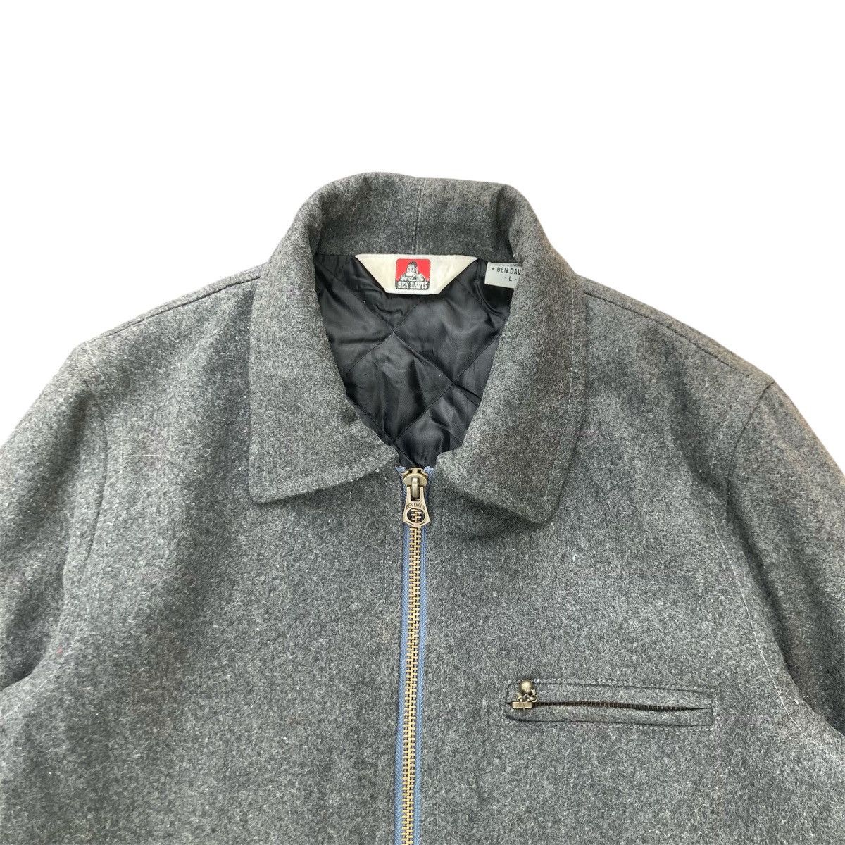 Ben Davis BEN DAVIS WOOL ZIPPER JACKET Size US L / EU 52-54 / 3 - 4 Thumbnail