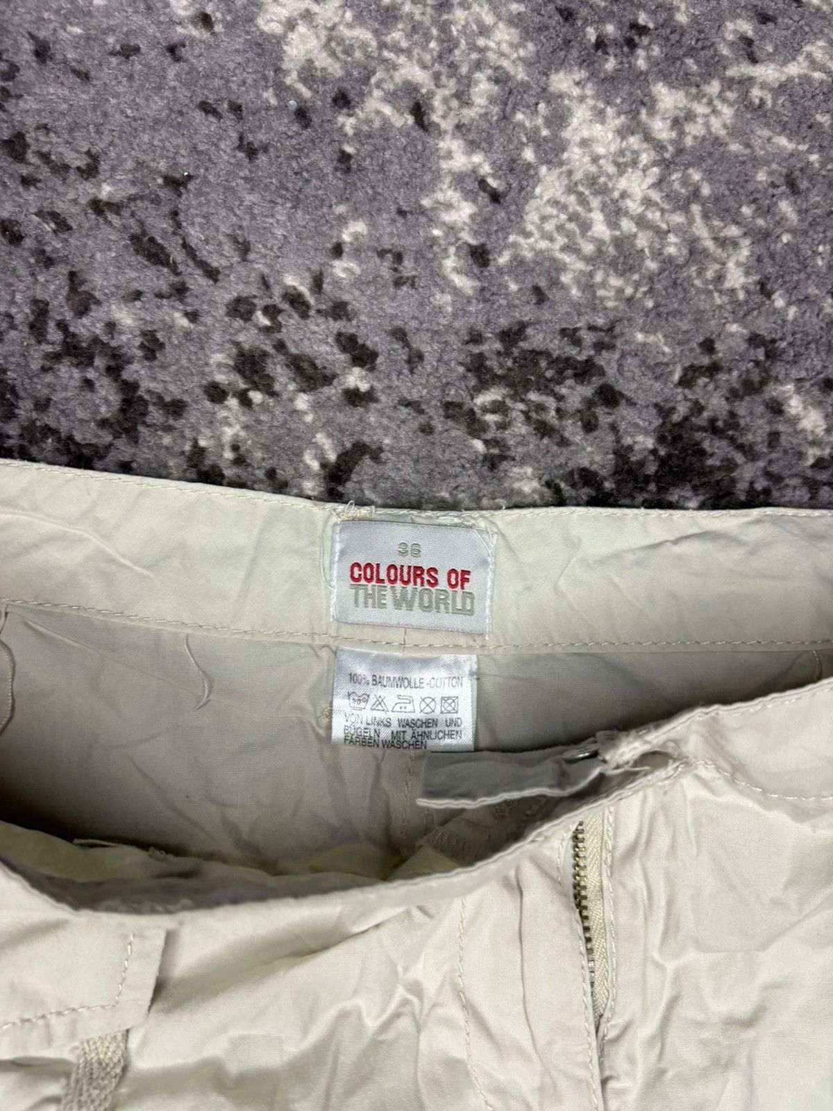 Japanese Brand × Vintage Vintage 90's Cargo Beige Low Waist Mini Skirt Size 25" / US 0 / IT 36 - 6 Thumbnail
