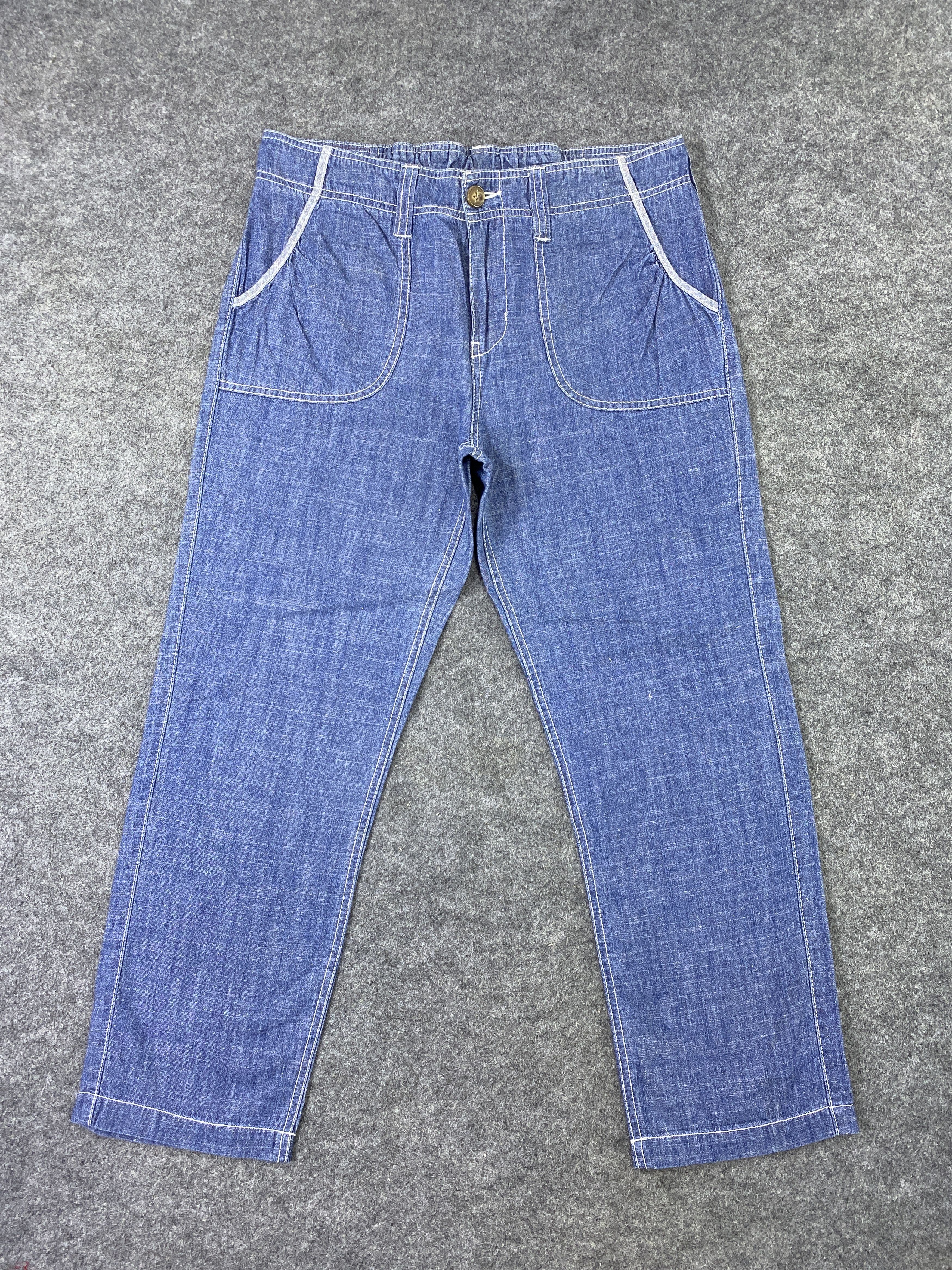 Beams Plus Beams heart capri Jeans - J993 Size 30" / US 8 / IT 44 - 1 Thumbnail