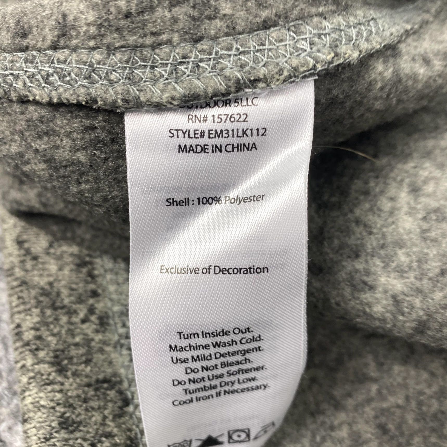 Eddie Bauer VINTAGE Eddie Bauer Sweater Mens Large Gray Quarter Zip Fleece Pullover Chest Pocket Size US L / EU 52-54 / 3 - 5 Thumbnail