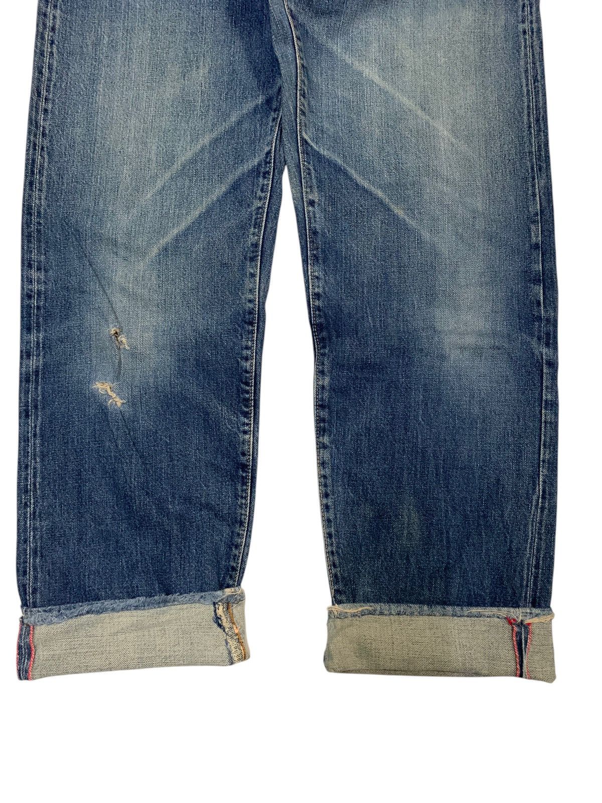 Kapital HR MARKET SELVEDGE BUTTON FLY JAPANESE DISTRESSED DENIM Size US 30 / EU 46 - 8 Thumbnail