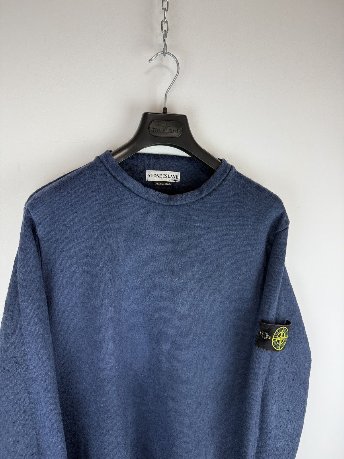 Stone Island Blue Stone Island Vintage sweater Size US L / EU 52-54 / 3 - 3 Thumbnail
