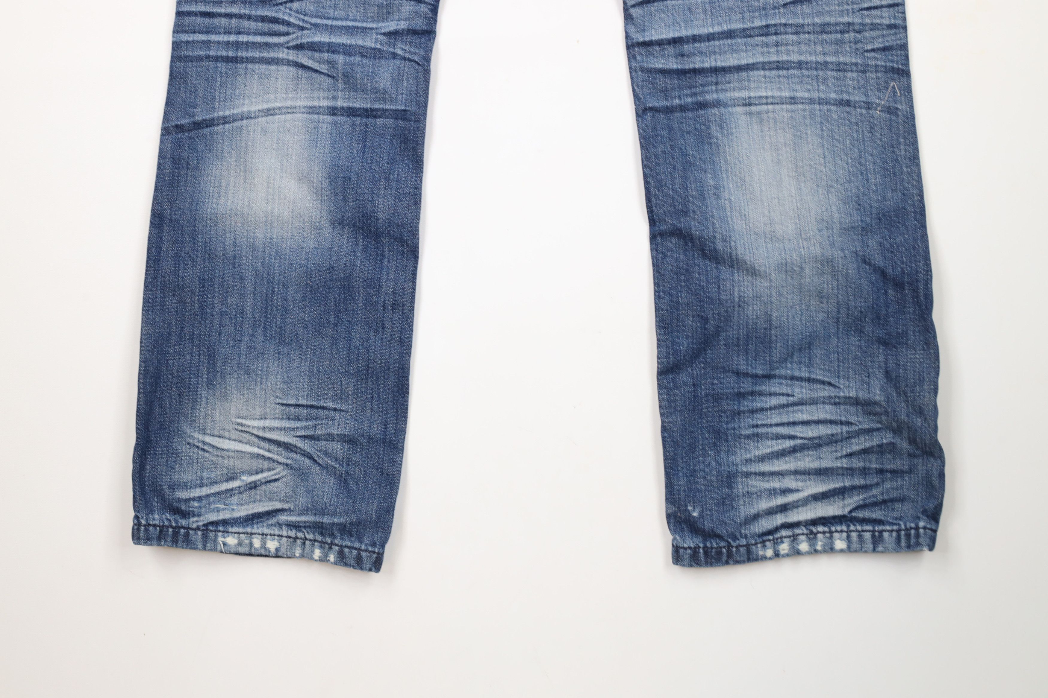 Express × Vintage Express Rocco Slim Fit Low Rise Boot Cut Denim Jeans Blue Size US 33 - 14 Thumbnail
