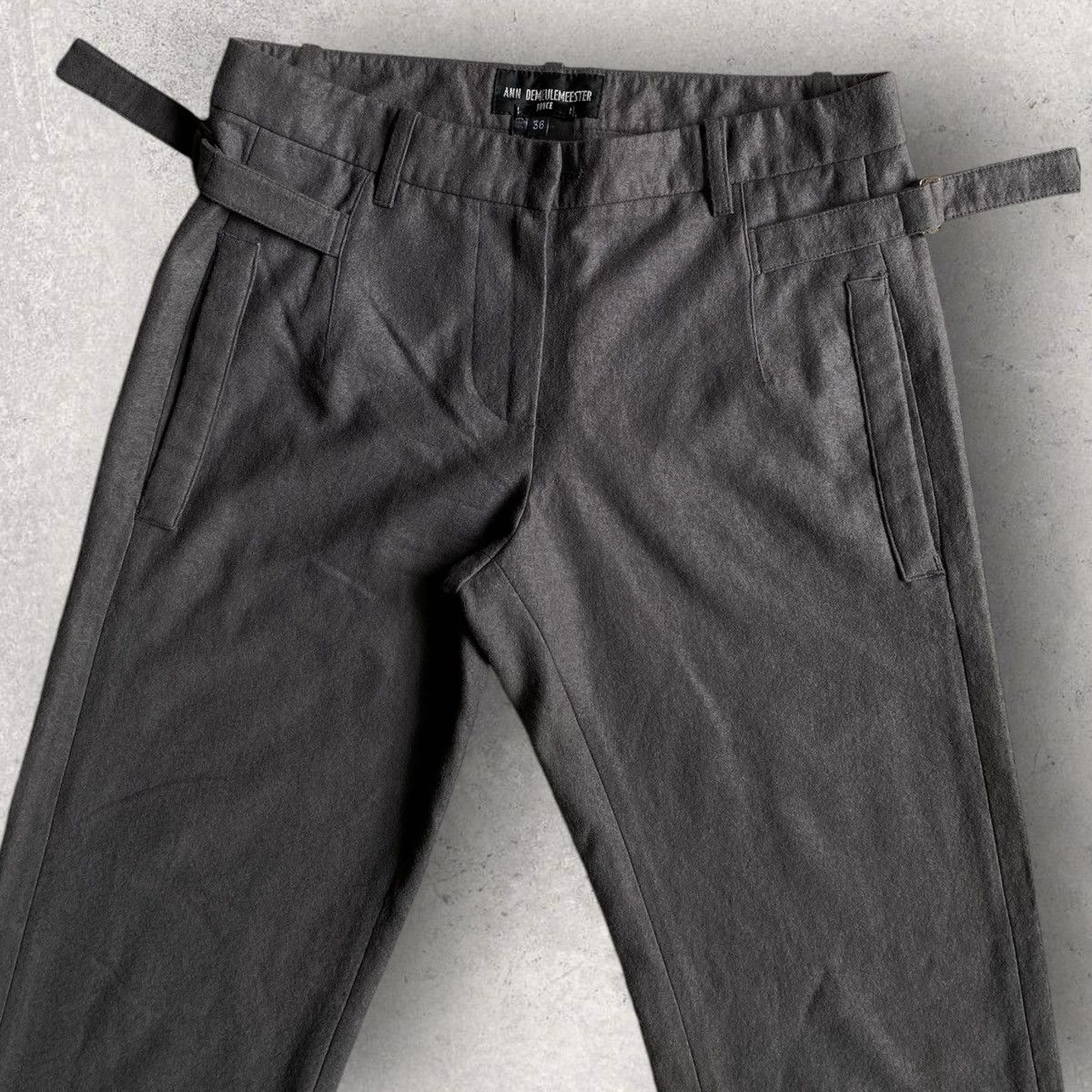 Ann Demeulemeester Side Belt Wool Blend Trousers Size 29" - 1 Thumbnail