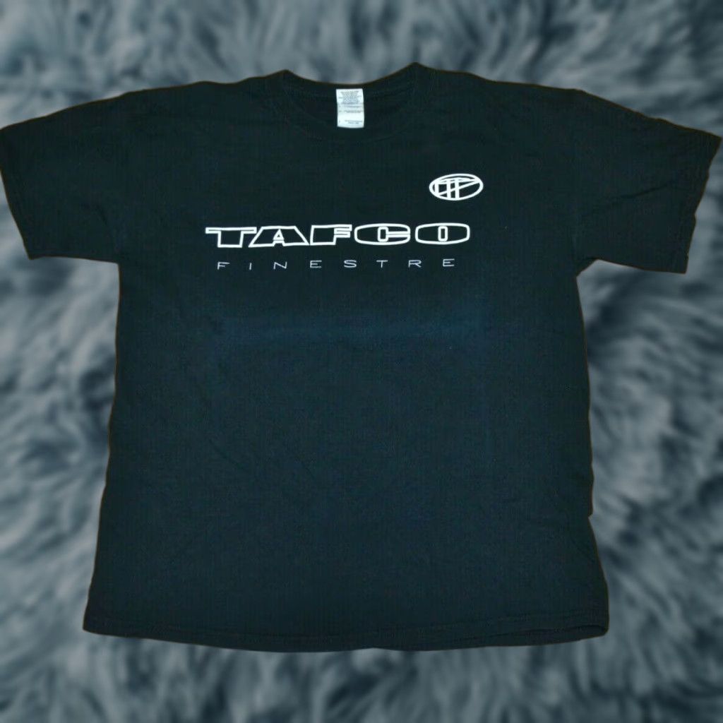 Gildan VINTAGE Tafco Windows Finestre Logo T Shirt Large Melrose Park IL Construction Building Size US L / EU 52-54 / 3 - 1 Thumbnail