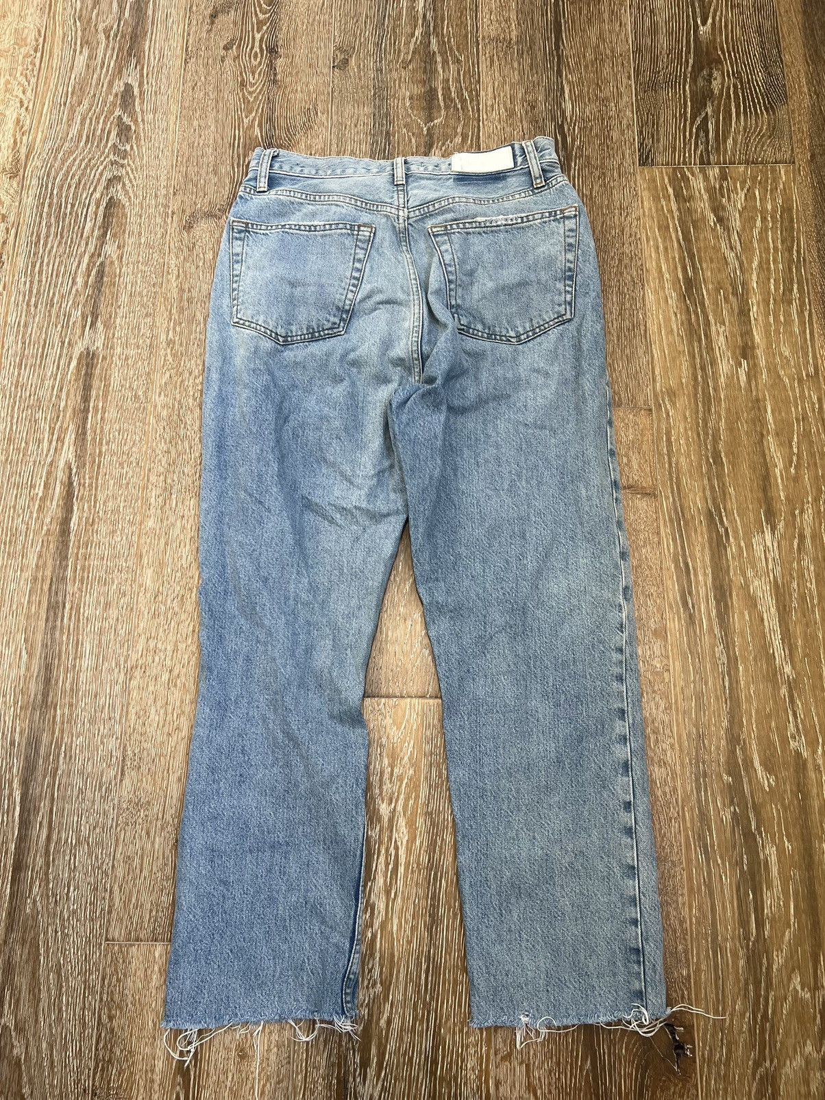 RE/DONE Re/done 70’s ultra high rise stove pipe jeans Size US 28 / EU 44 - 2 Thumbnail