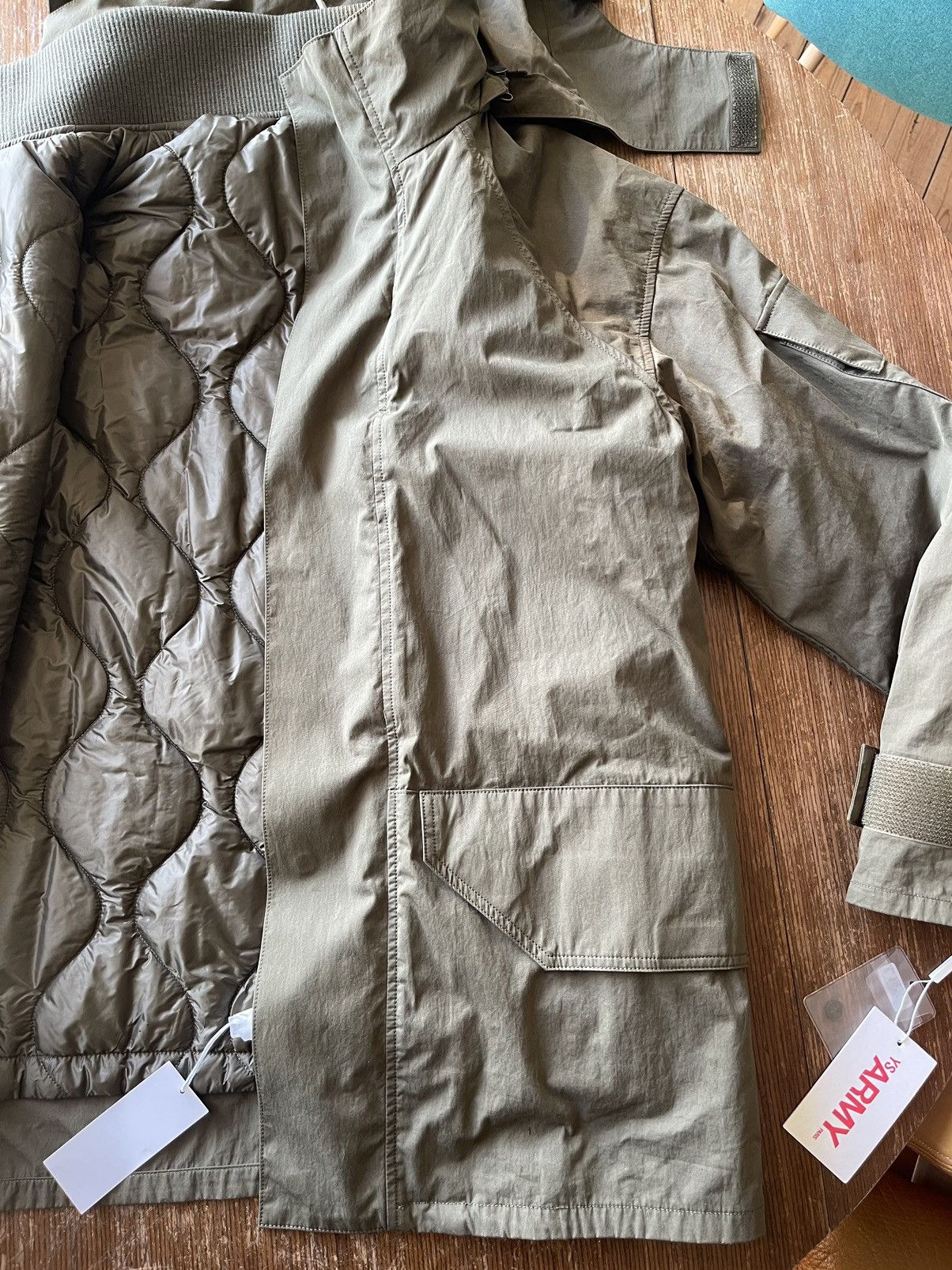 Yves Salomon BNWT YVES Salomon Green Parka Size US S / EU 44-46 / 1 - 3 Thumbnail