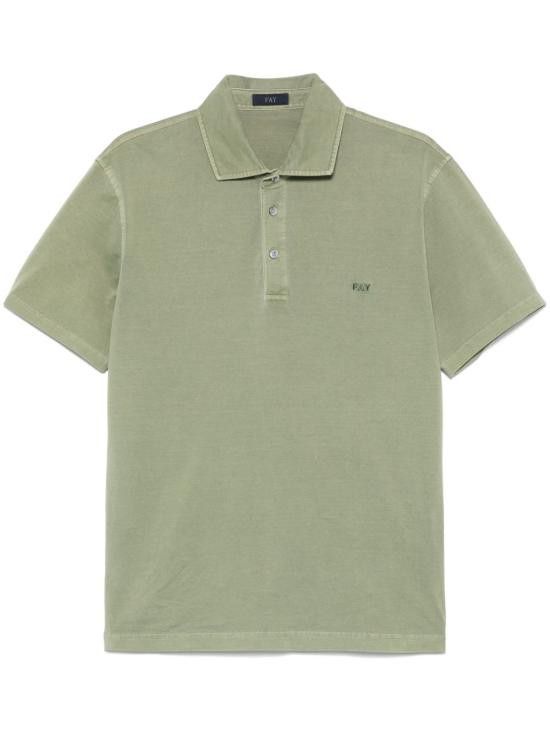 Fay FAY Men T-Shirts NPMB250143 TUY1V201 Green Size US XXL / EU 58 / 5 - 1 Thumbnail