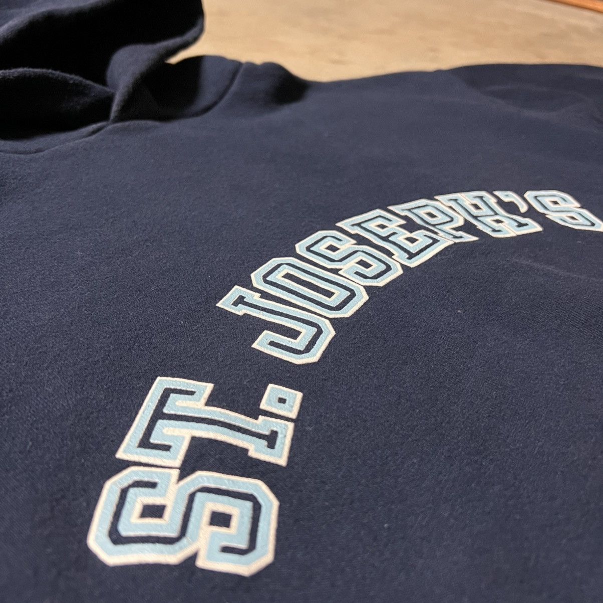 Russell Athletic × Vintage Vintage 90’s St. Joseph’s Russell Athletic Hoodie Sweater Size US XL / EU 56 / 4 - 3 Thumbnail