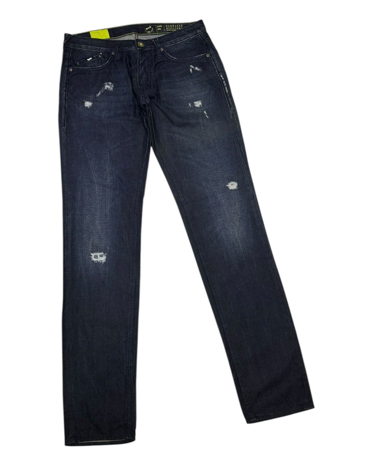 GAS × Hysteric Glamour GAS ADDRESS DARK DENIM STRAIGHT LEG JEAN Size US 32 / EU 48 - 3 Thumbnail