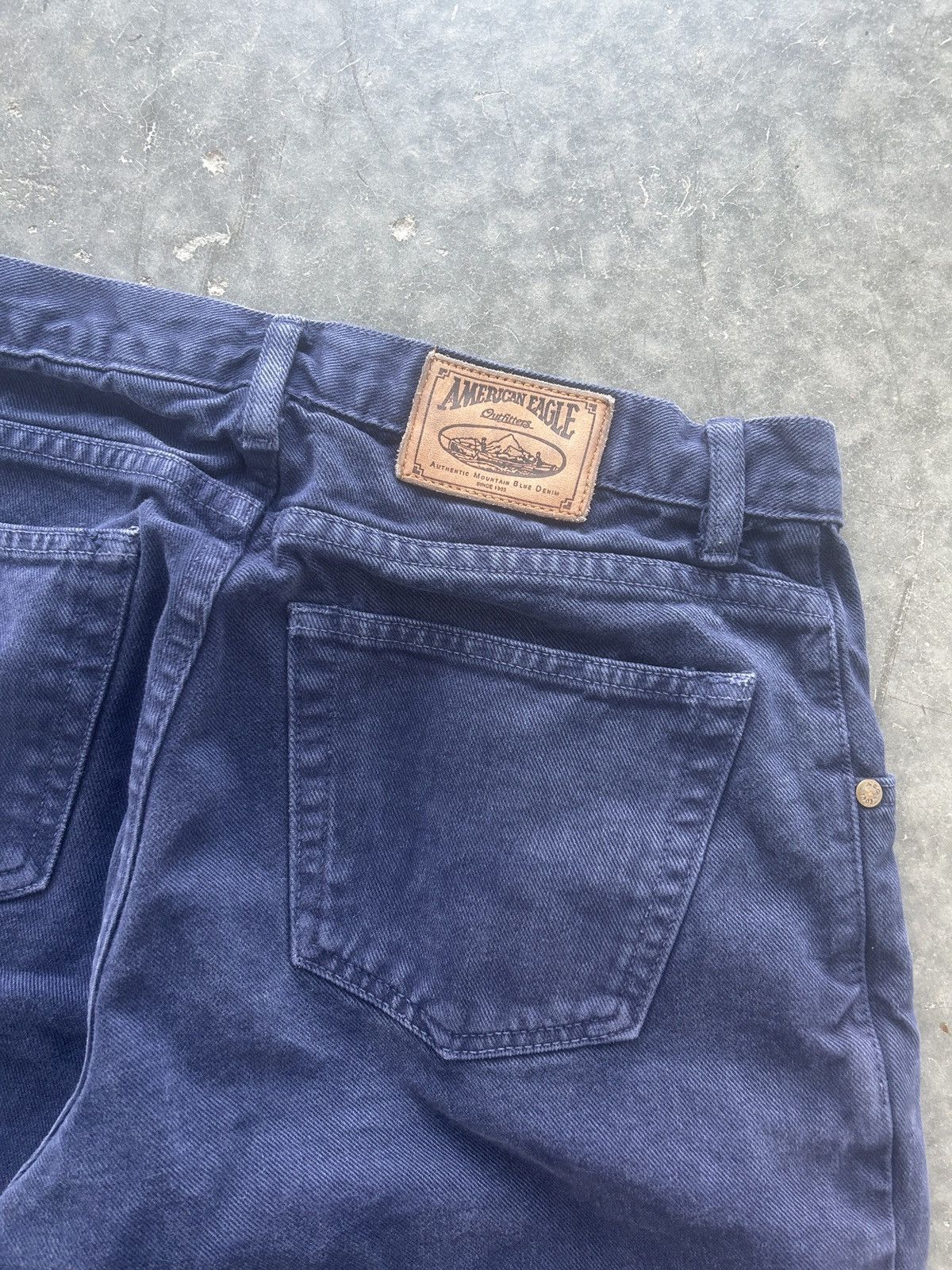 American Eagle Outfitters × Vintage Vintage 90s American Eagle Denim Shorts Baggy Fit Size US 30 / EU 46 - 2 Thumbnail